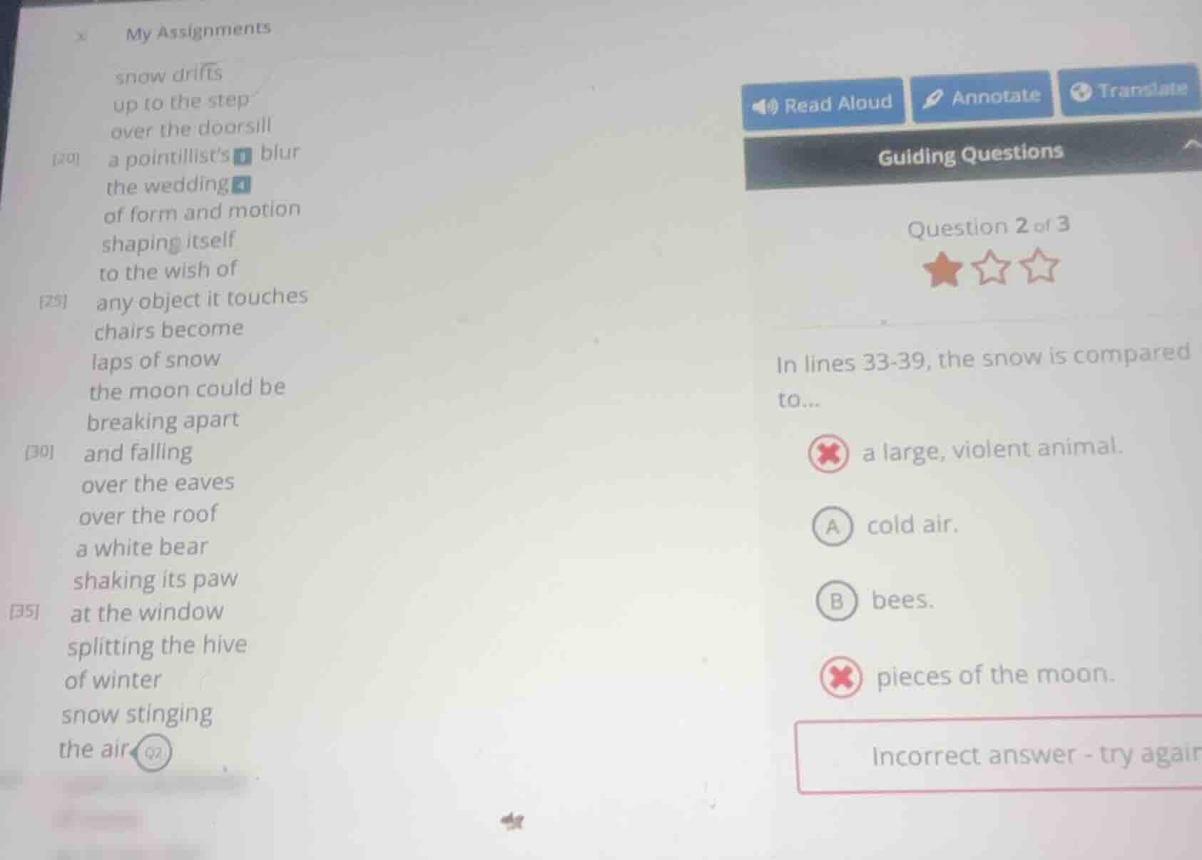 my assignments snow drifts up to the step over the doorsill 20 a pointi…