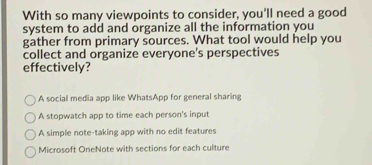 with so many viewpoints to consider, youll need a good system to add an…