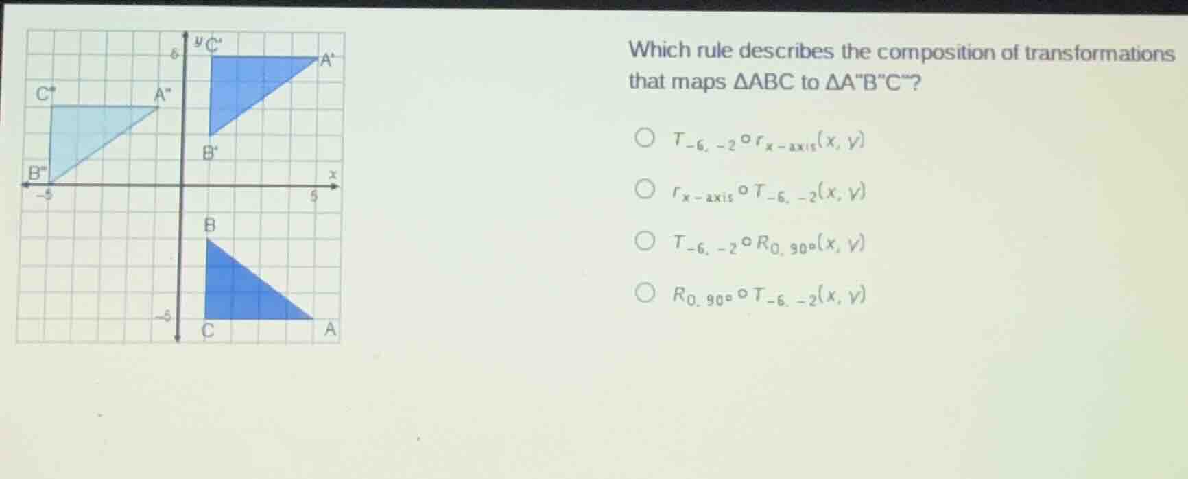 which rule describes the composition of transformations that maps $\\de…