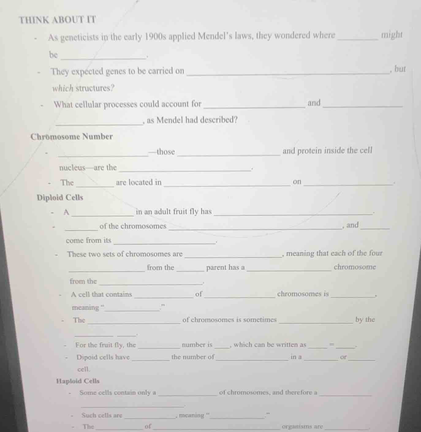 think about it - as geneticists in the early 1900s applied mendel’s law…