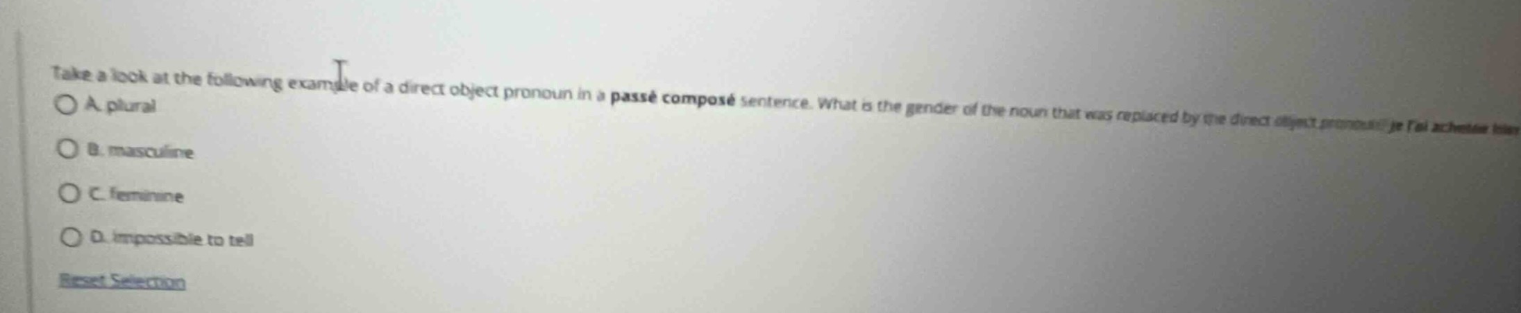 take a look at the following example of a direct object pronoun in a pa…