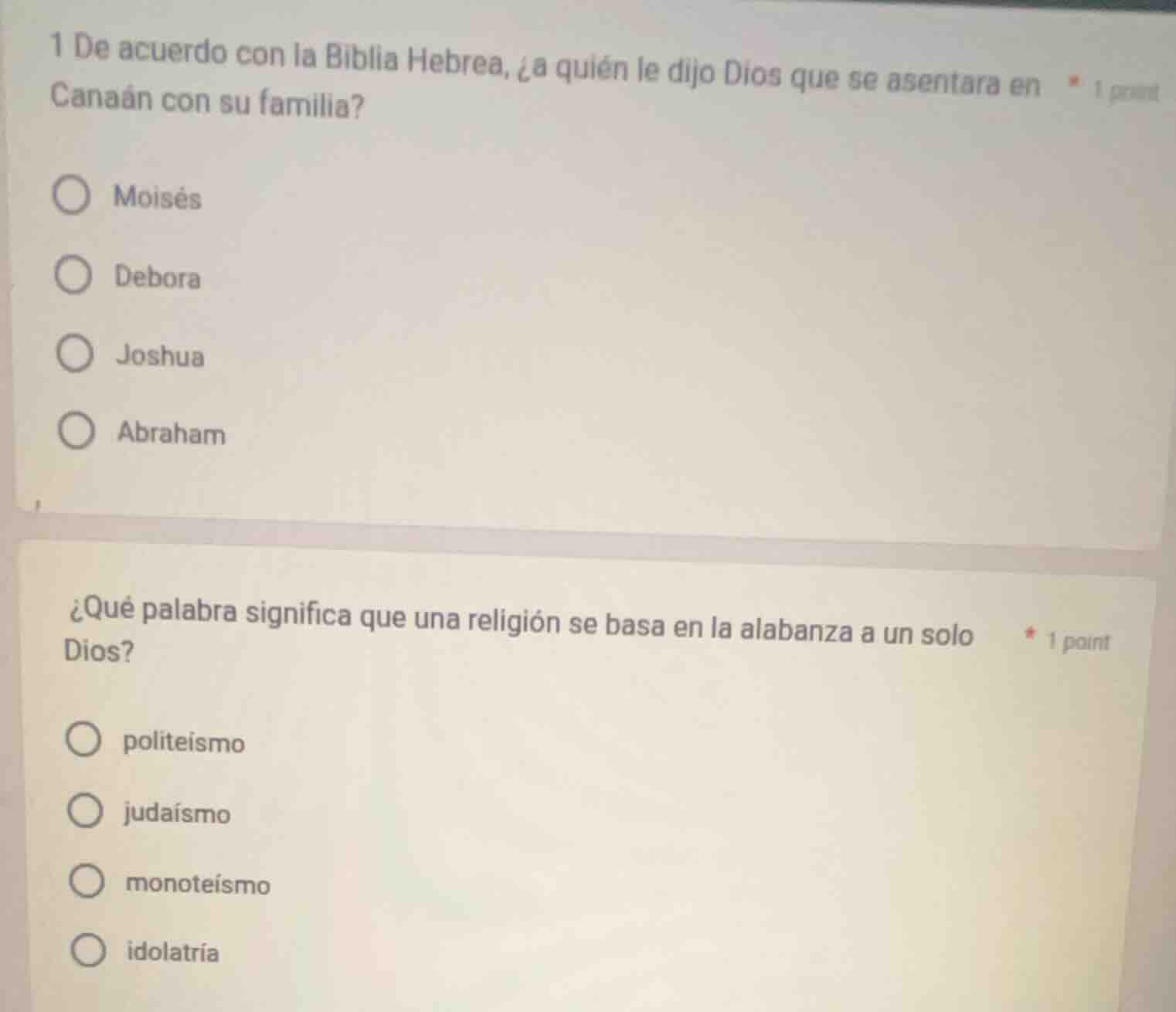 1 de acuerdo con la biblia hebrea, ¿a quién le dijo dios que se asentar…