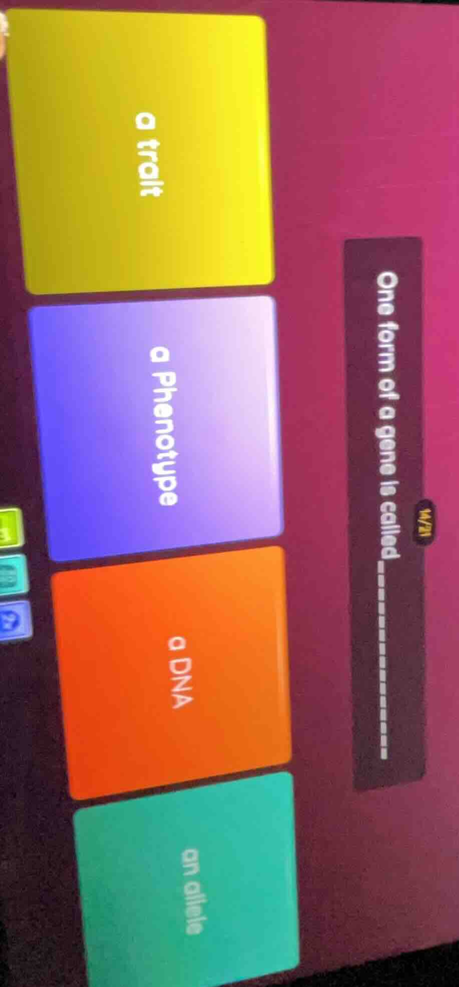 one form of a gene is called ______ options: a trait, a phenotype, a dn…