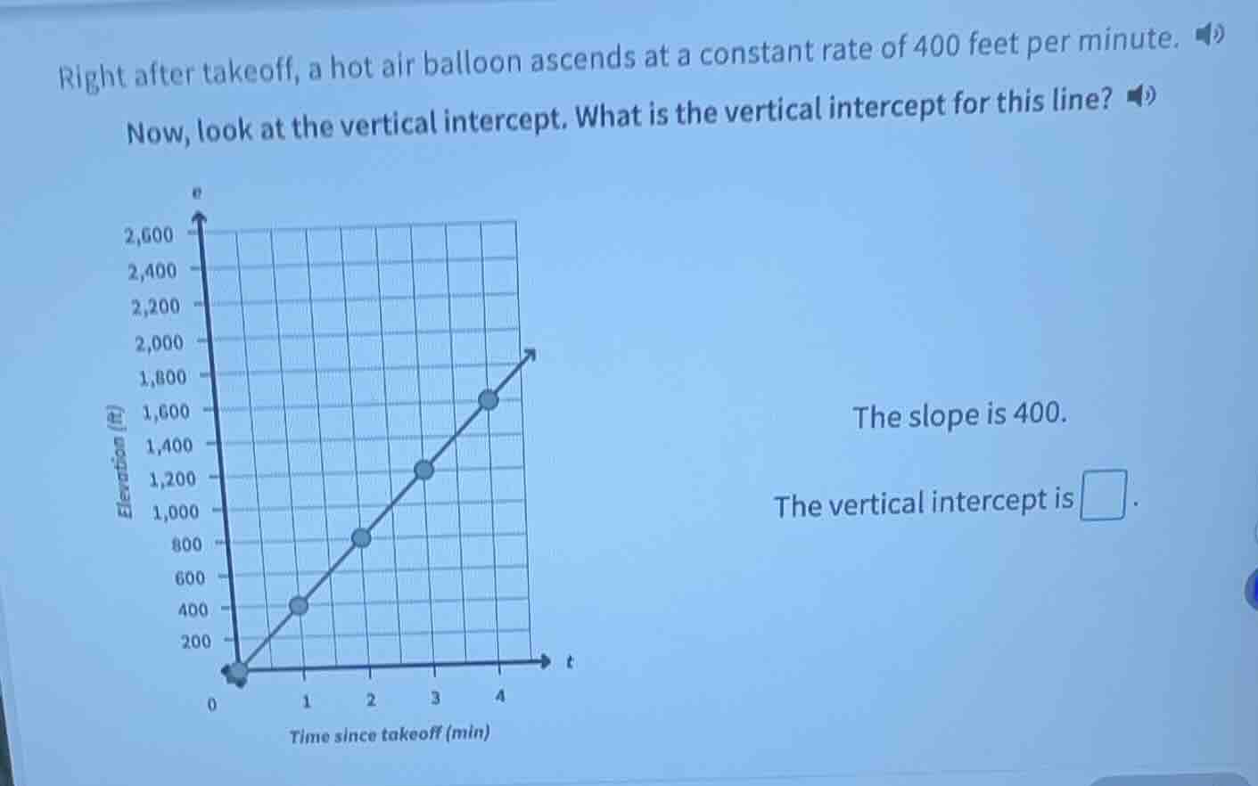 right after takeoff, a hot air balloon ascends at a constant rate of 40…