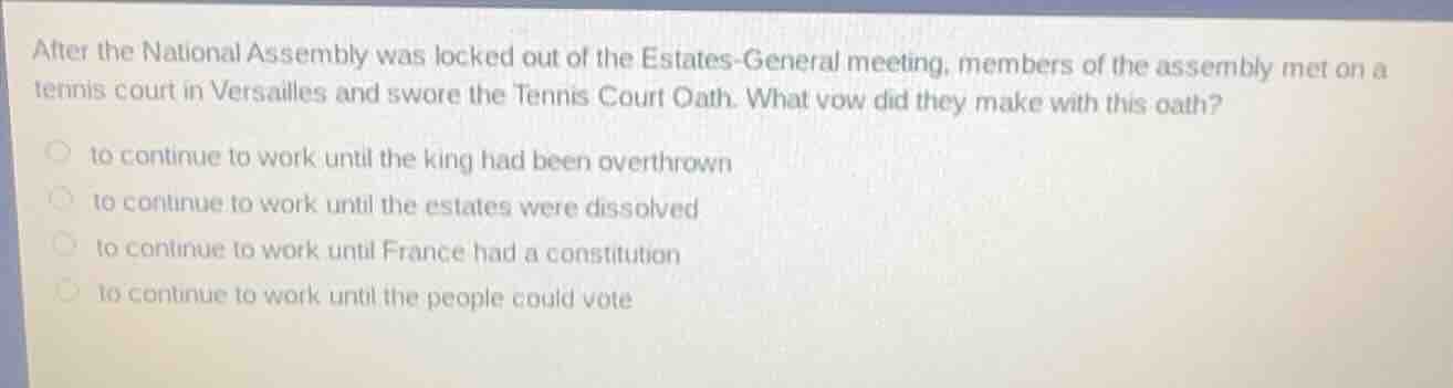 after the national assembly was locked out of the estates - general mee…