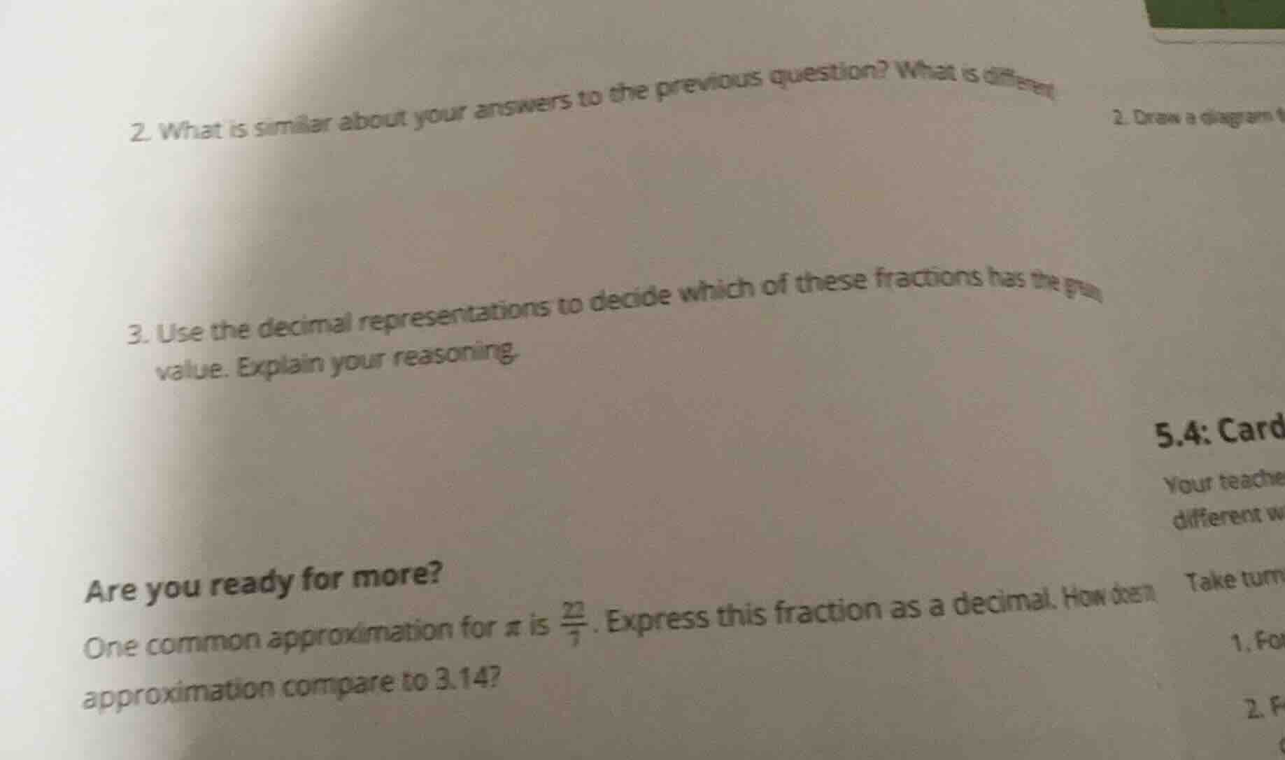 2. what is similar about your answers to the previous question? what is…