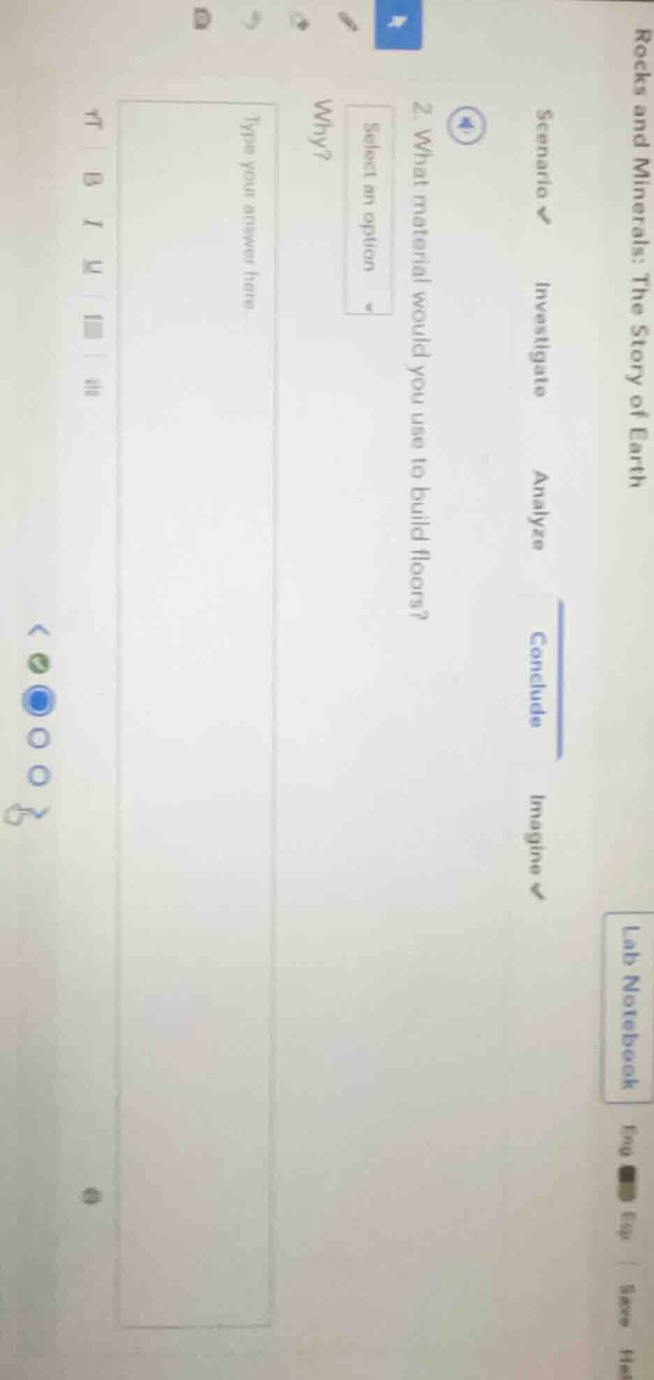 rocks and minerals: the story of earth scenario investigate analyze con…