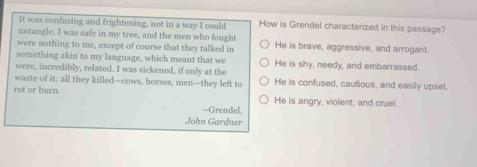 it was confusing and frightening, not in a way i could untangle. i was …