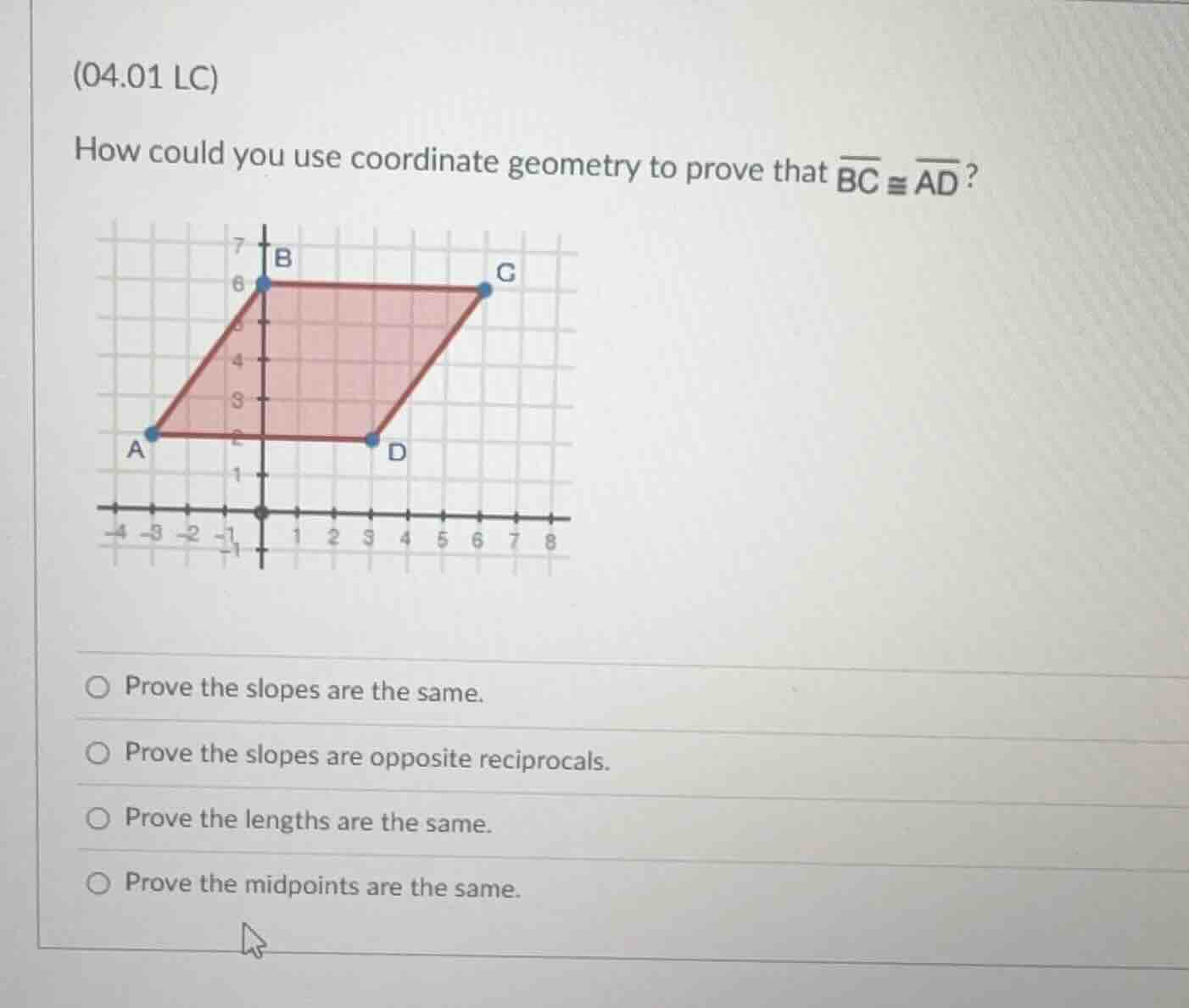 (04.01 lc) how could you use coordinate geometry to prove that \\(overl…
