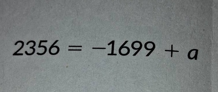 2356 = -1699 + a
