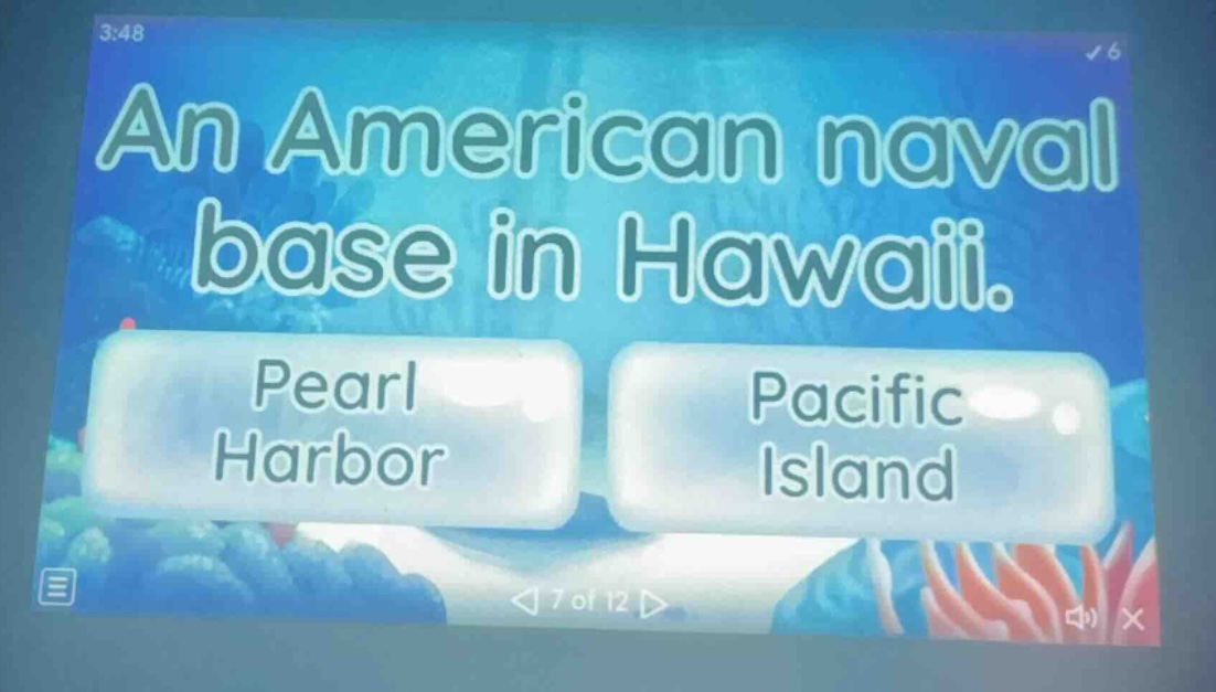 an american naval base in hawaii. pearl harbor pacific island