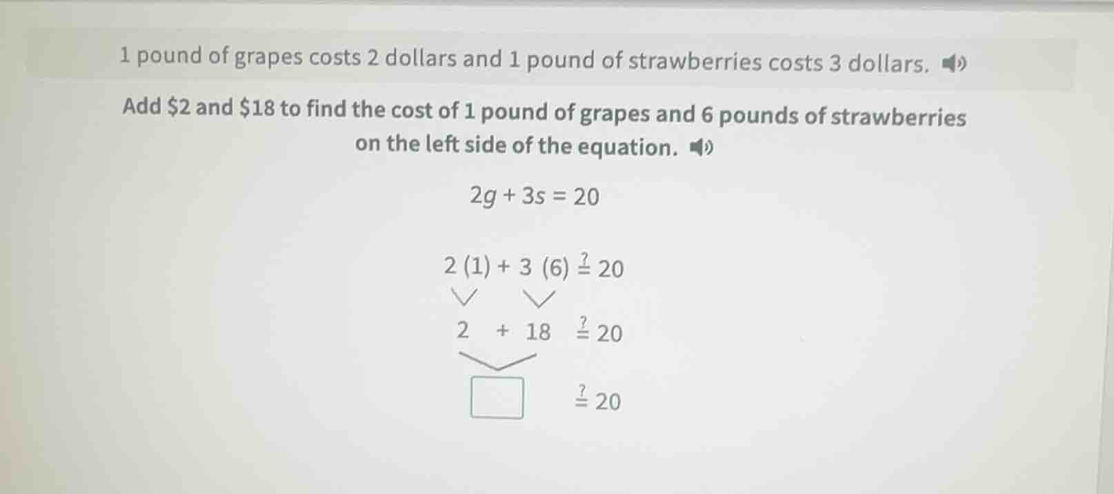 1 pound of grapes costs 2 dollars and 1 pound of strawberries costs 3 d…