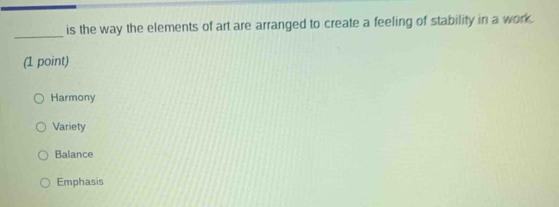 ______ is the way the elements of art are arranged to create a feeling …