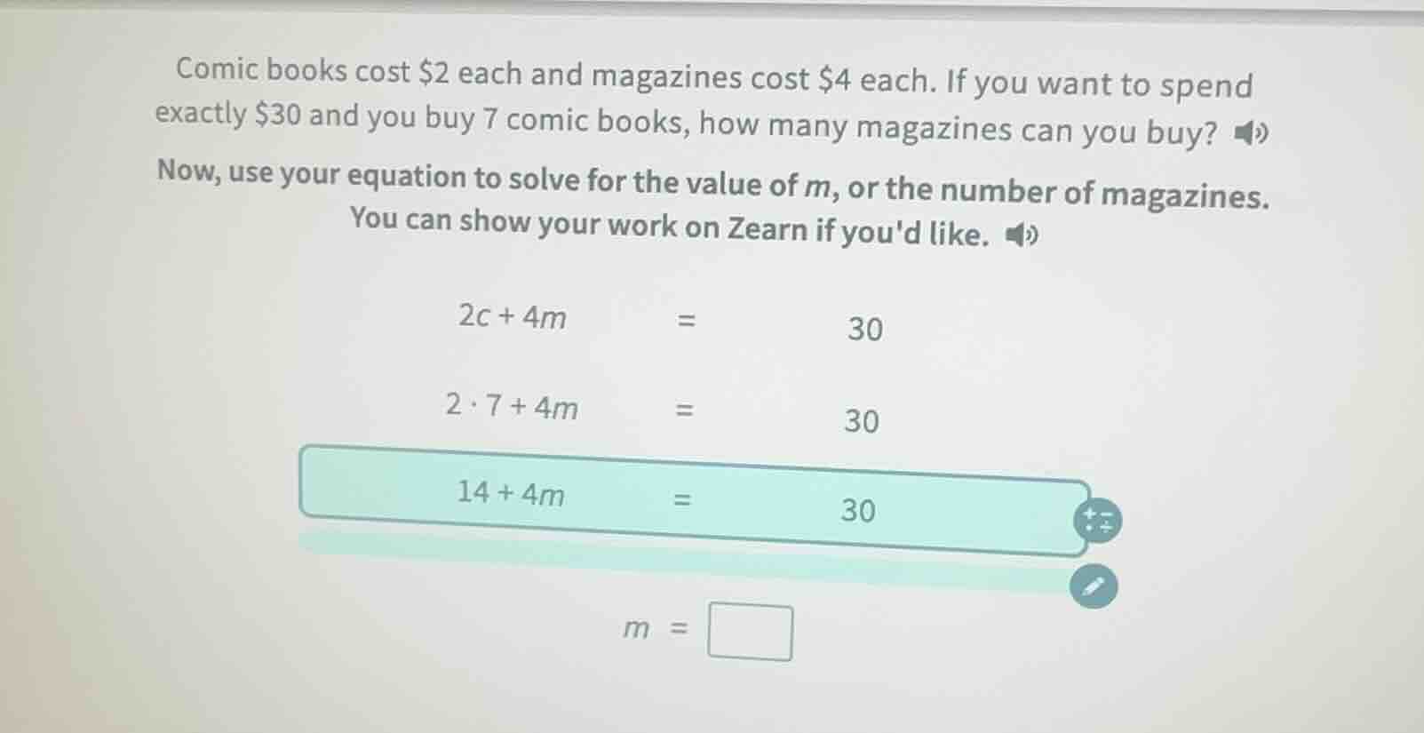 comic books cost $2 each and magazines cost $4 each. if you want to spe…