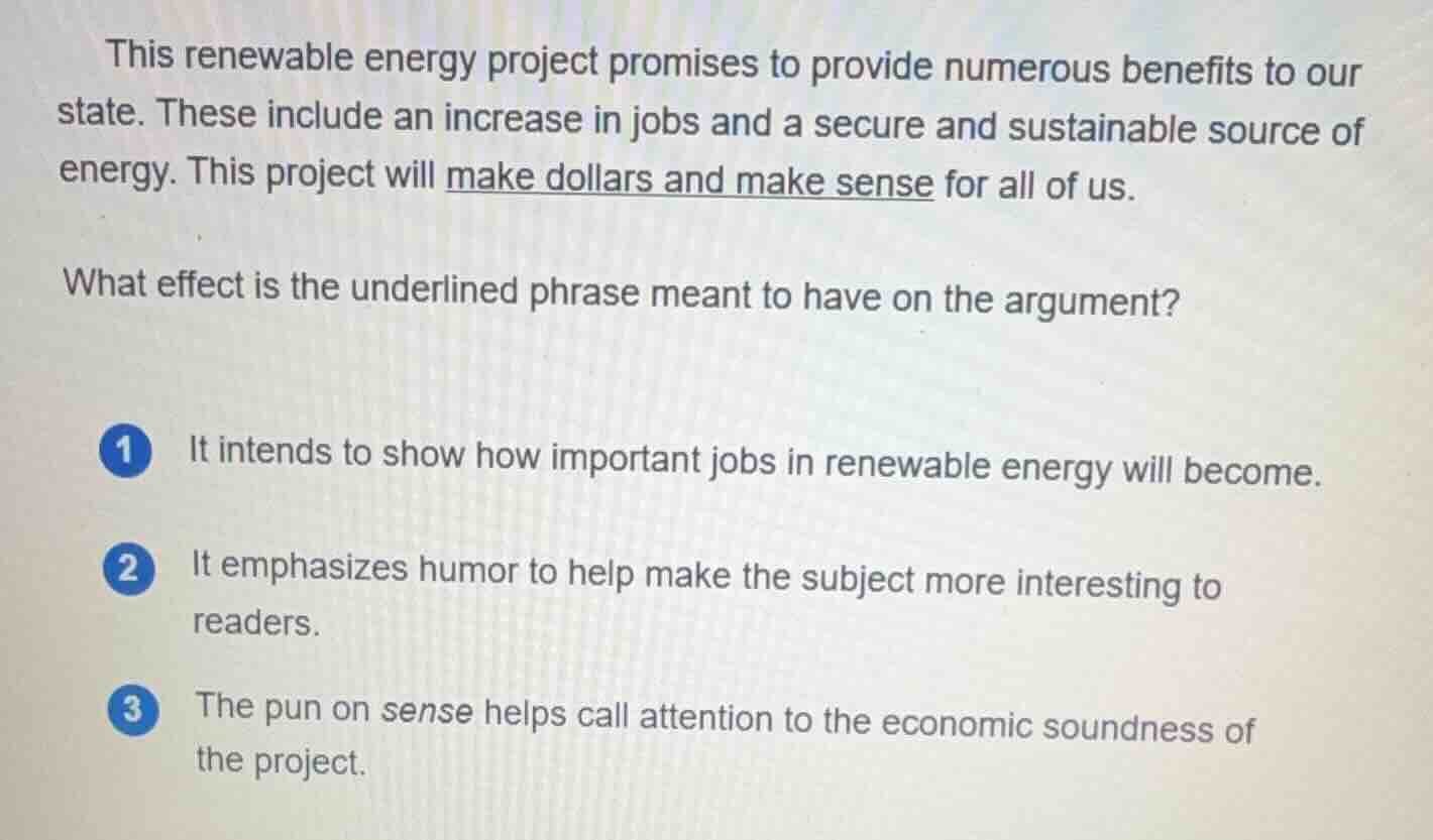 this renewable energy project promises to provide numerous benefits to …