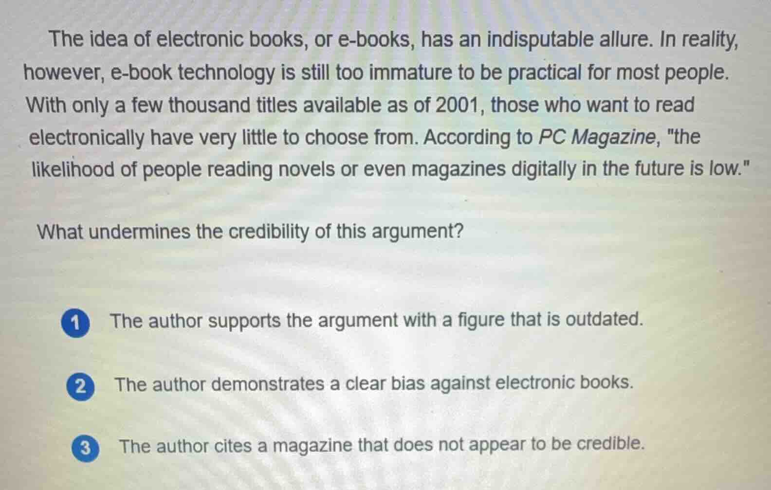 the idea of electronic books, or e - books, has an indisputable allure.…