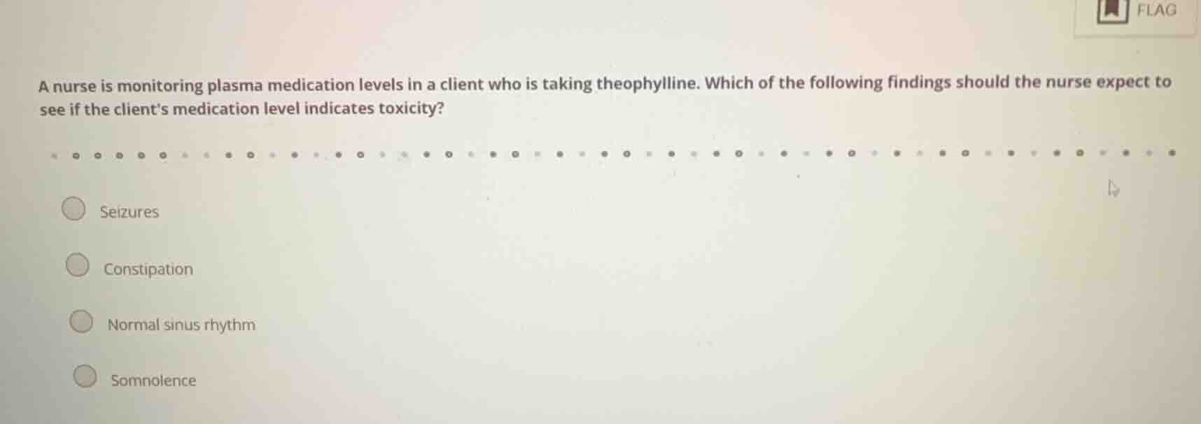 a nurse is monitoring plasma medication levels in a client who is takin…