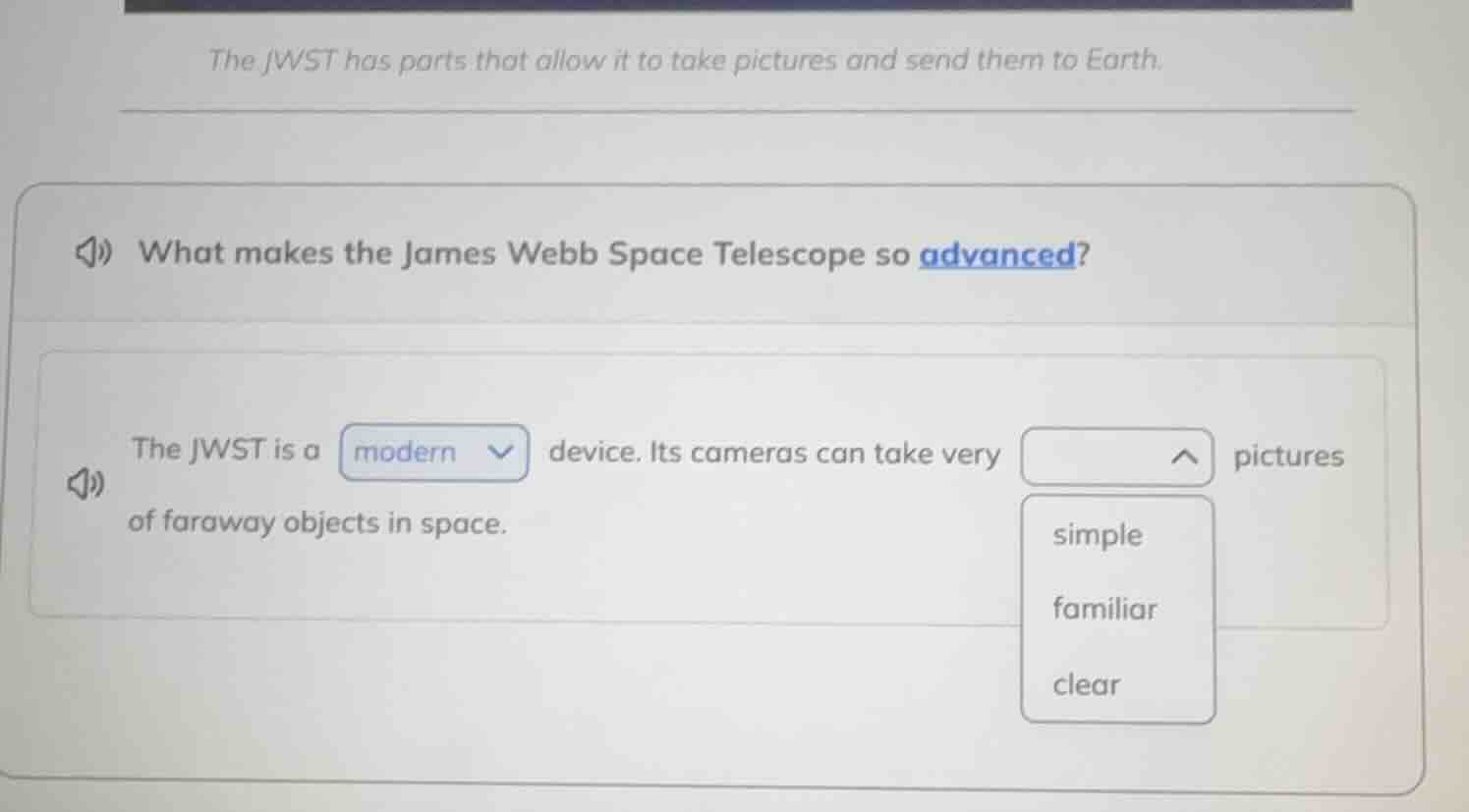 the jwst has parts that allow it to take pictures and send them to eart…
