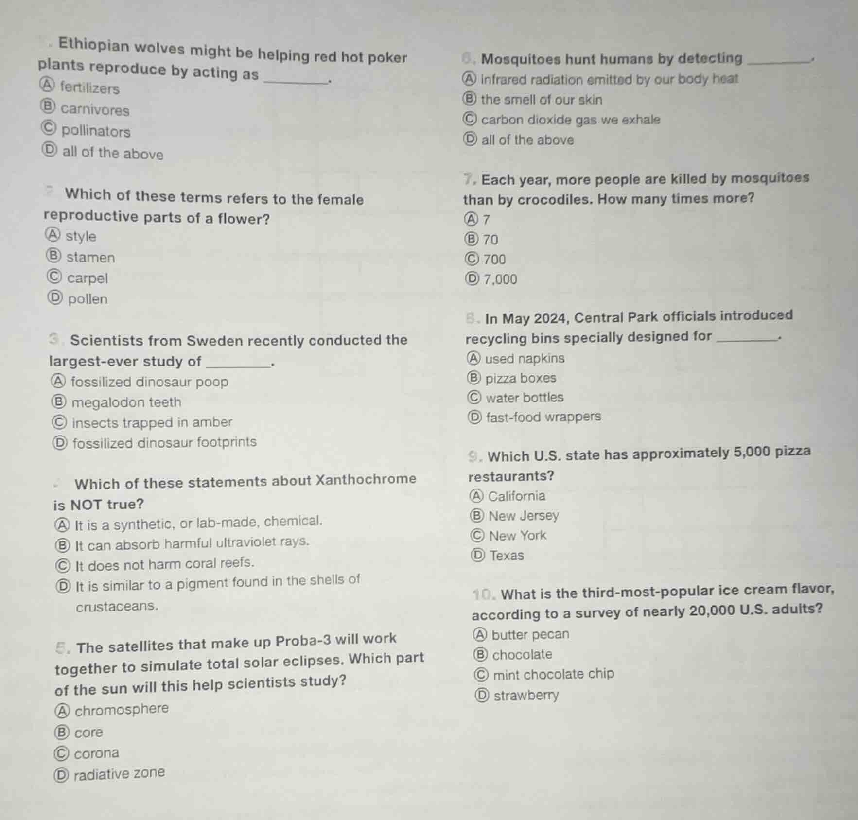 ethiopian wolves might be helping red hot poker plants reproduce by act…