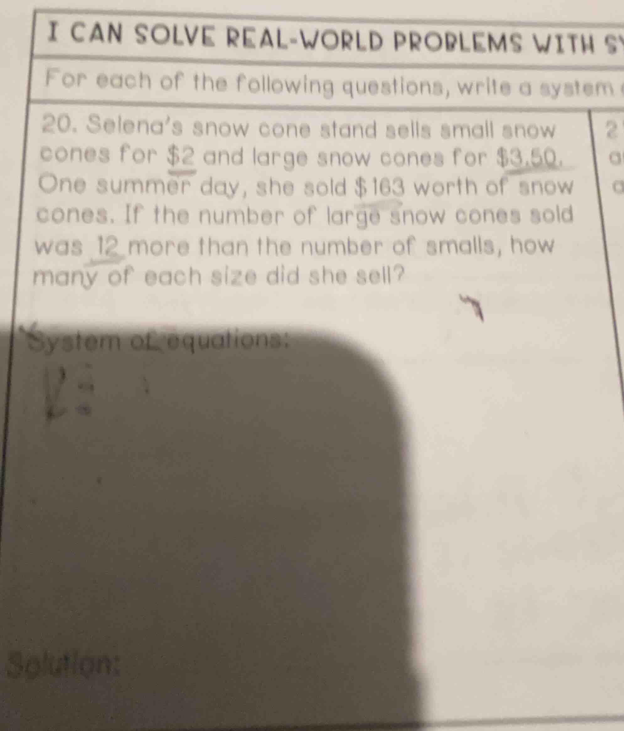 i can solve real-world problems with s for each of the following questi…