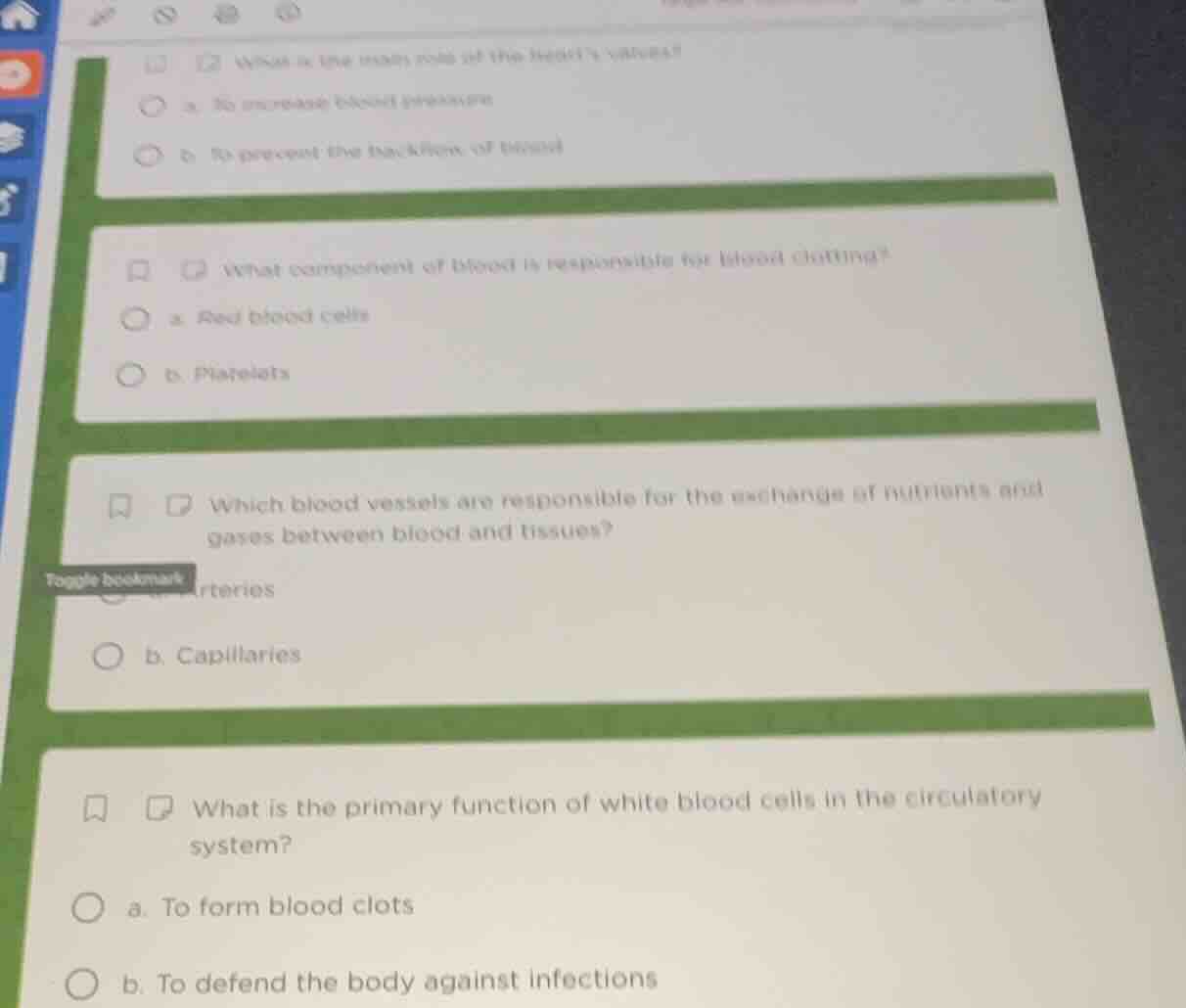 what is the main role of the hearts valves? a. to increase blood pressu…