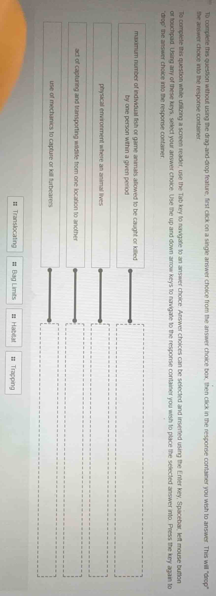 to complete this question without using the drag-and - drop feature, fi…