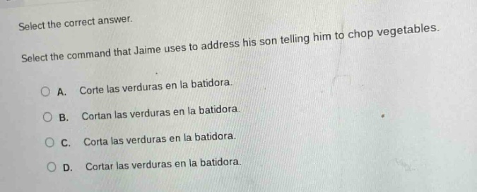 select the correct answer. select the command that jaime uses to addres…