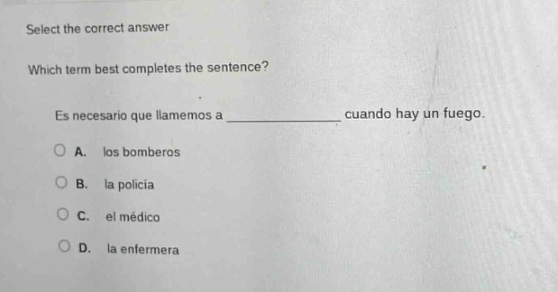 select the correct answer which term best completes the sentence? es ne…