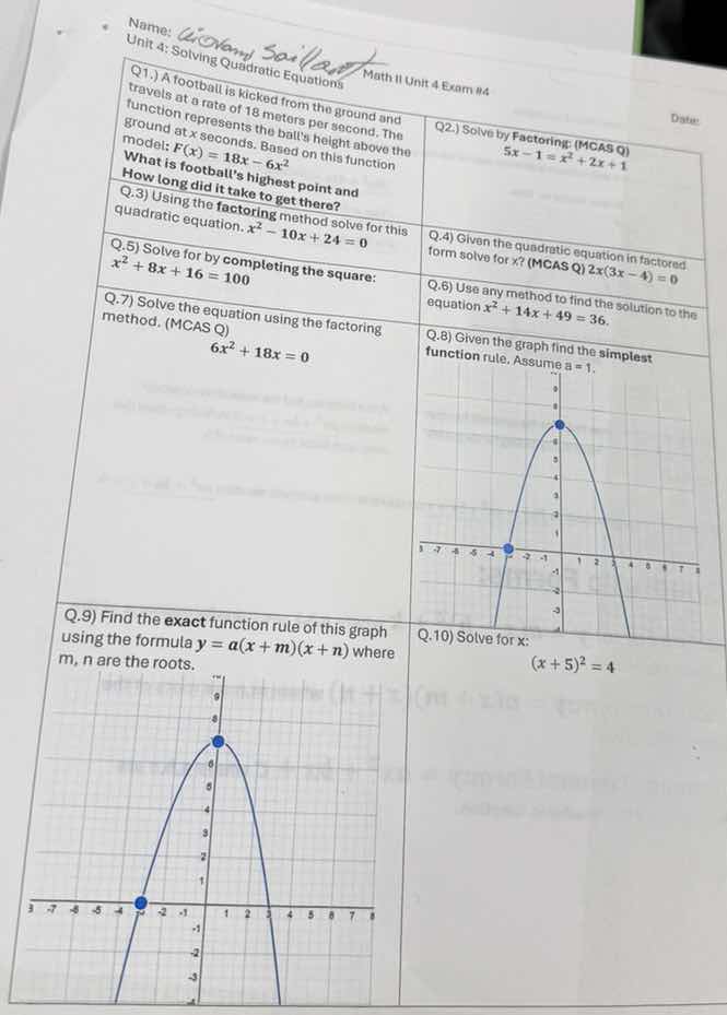 name: \\underline{\\hspace{3cm}} unit 4: solving quadratic equations ma…