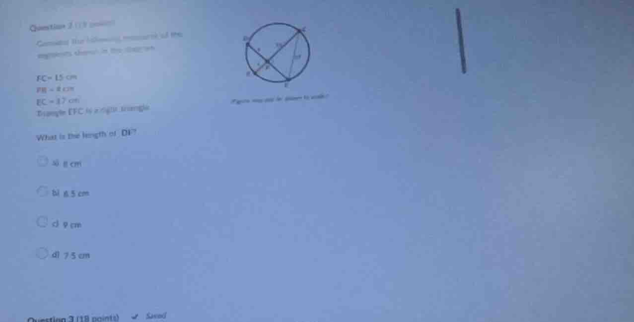 question 2 (18 points) consider the following measurements of the segme…