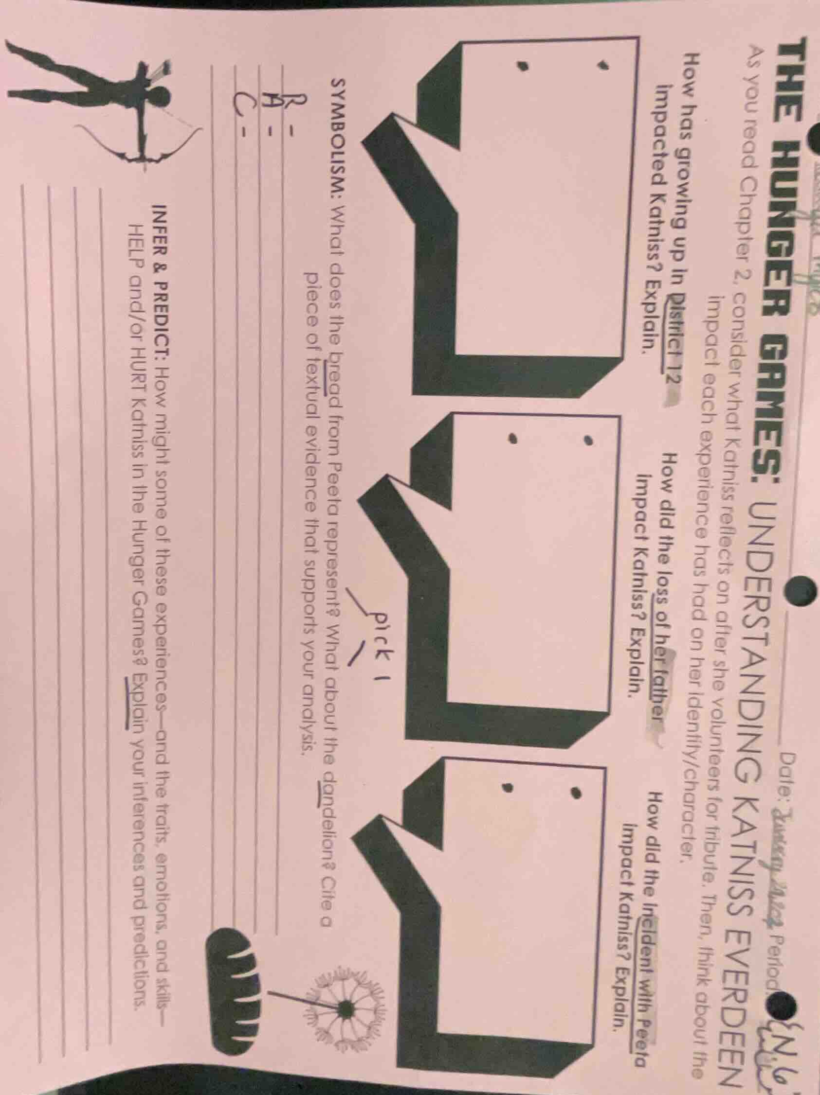 the hunger games: understanding katniss everdeen as you read chapter 2,…