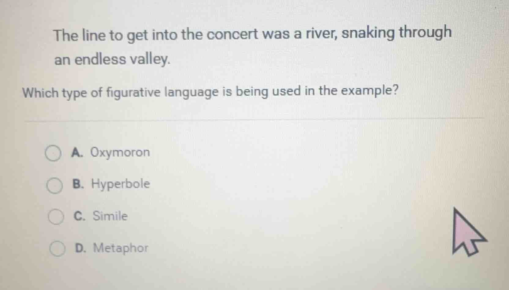 the line to get into the concert was a river, snaking through an endles…