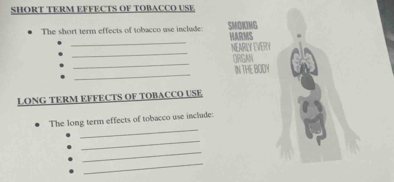 short term effects of tobacco use - the short term effects of tobacco u…