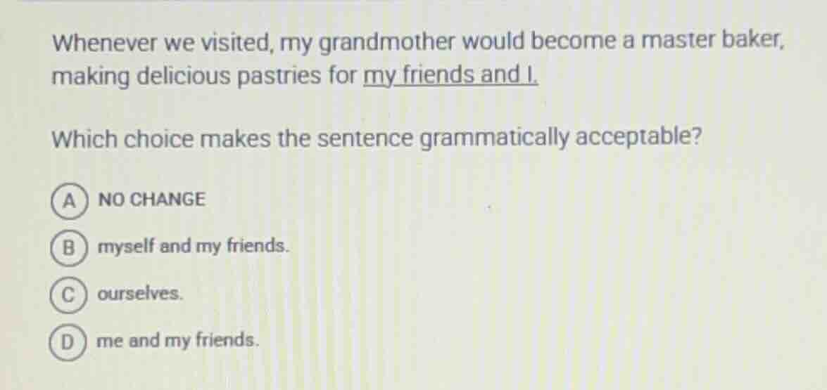 whenever we visited, my grandmother would become a master baker, making…