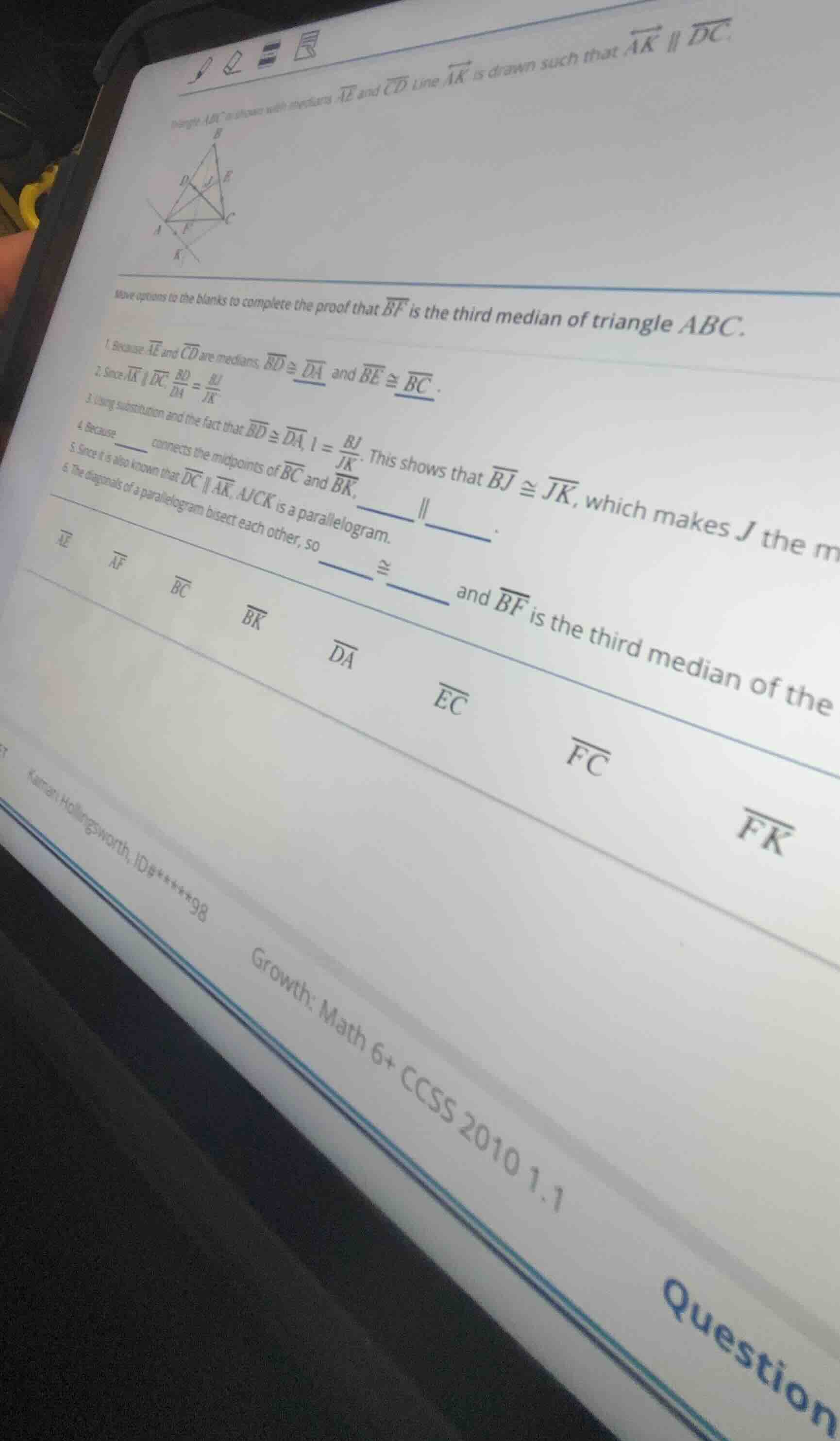 move options to the blanks to complete the proof that \\(\\overline{bf}…