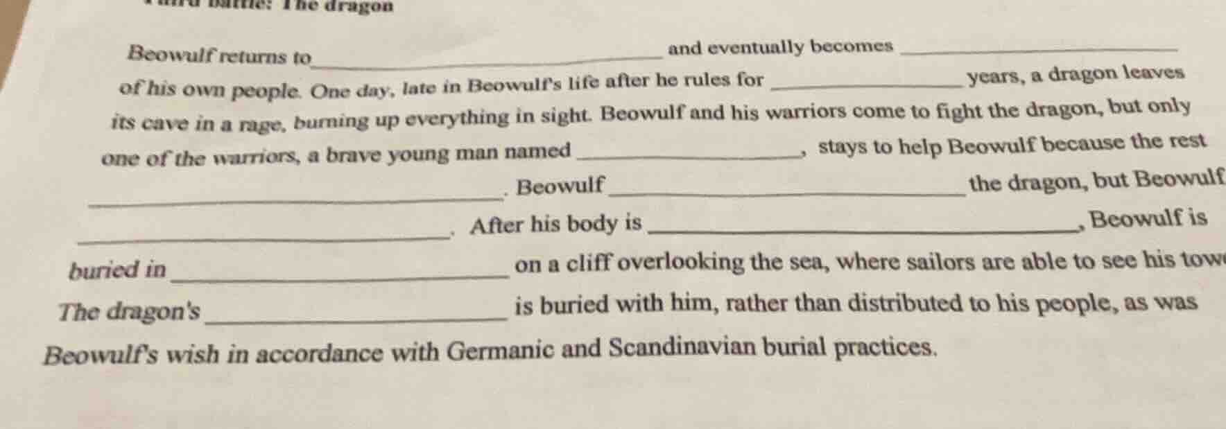 beowulf returns to _________________________ and eventually becomes ___…