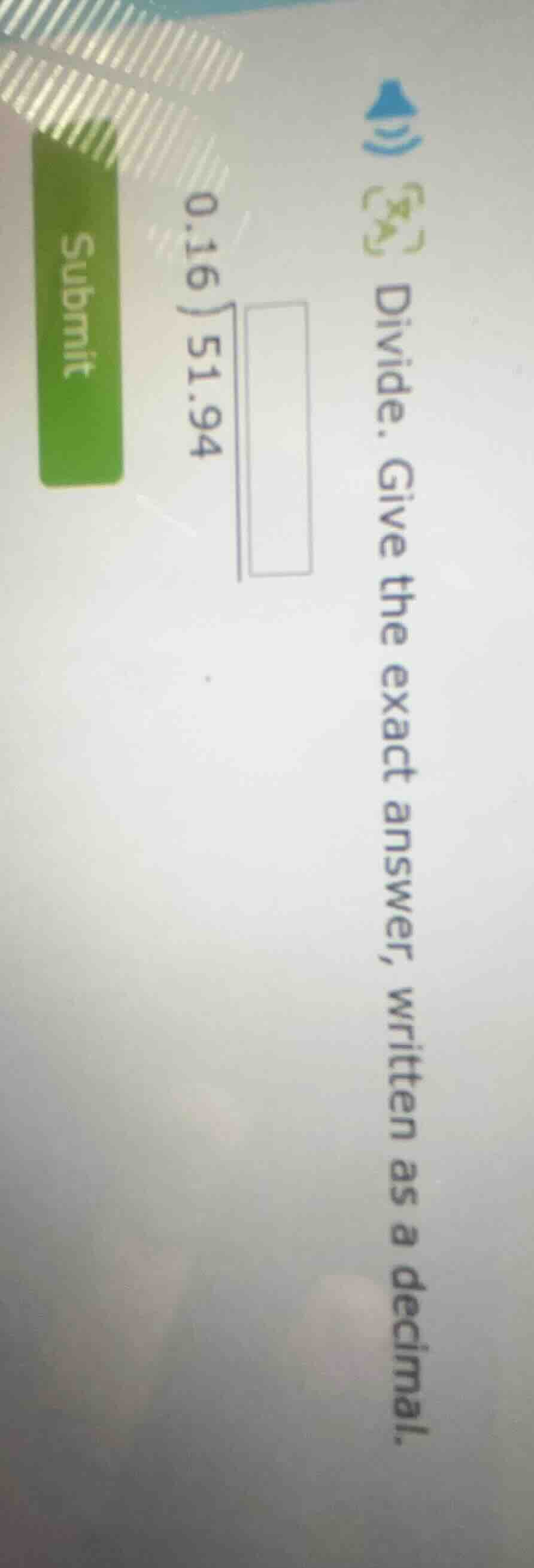 divide. give the exact answer, written as a decimal. \\(0.16\\overline{…
