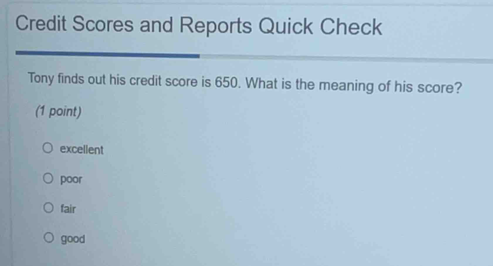 credit scores and reports quick check tony finds out his credit score i…