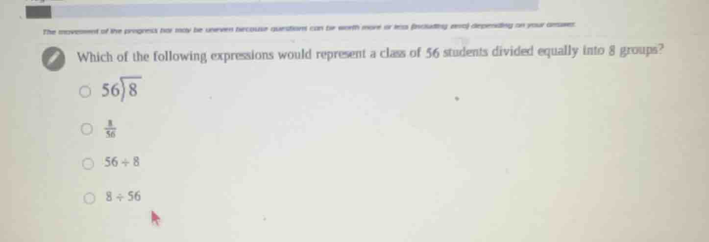 the movement of the progress bar may be uneven because questions can be…