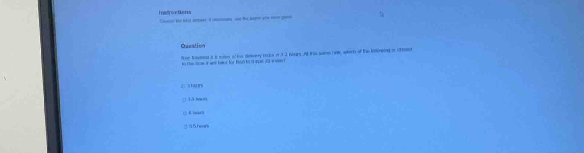instructions choose the best answer if necessary, use the paper you wer…