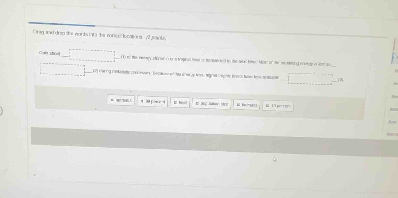 drag and drop the words into the correct locations. (2 points) only abo…