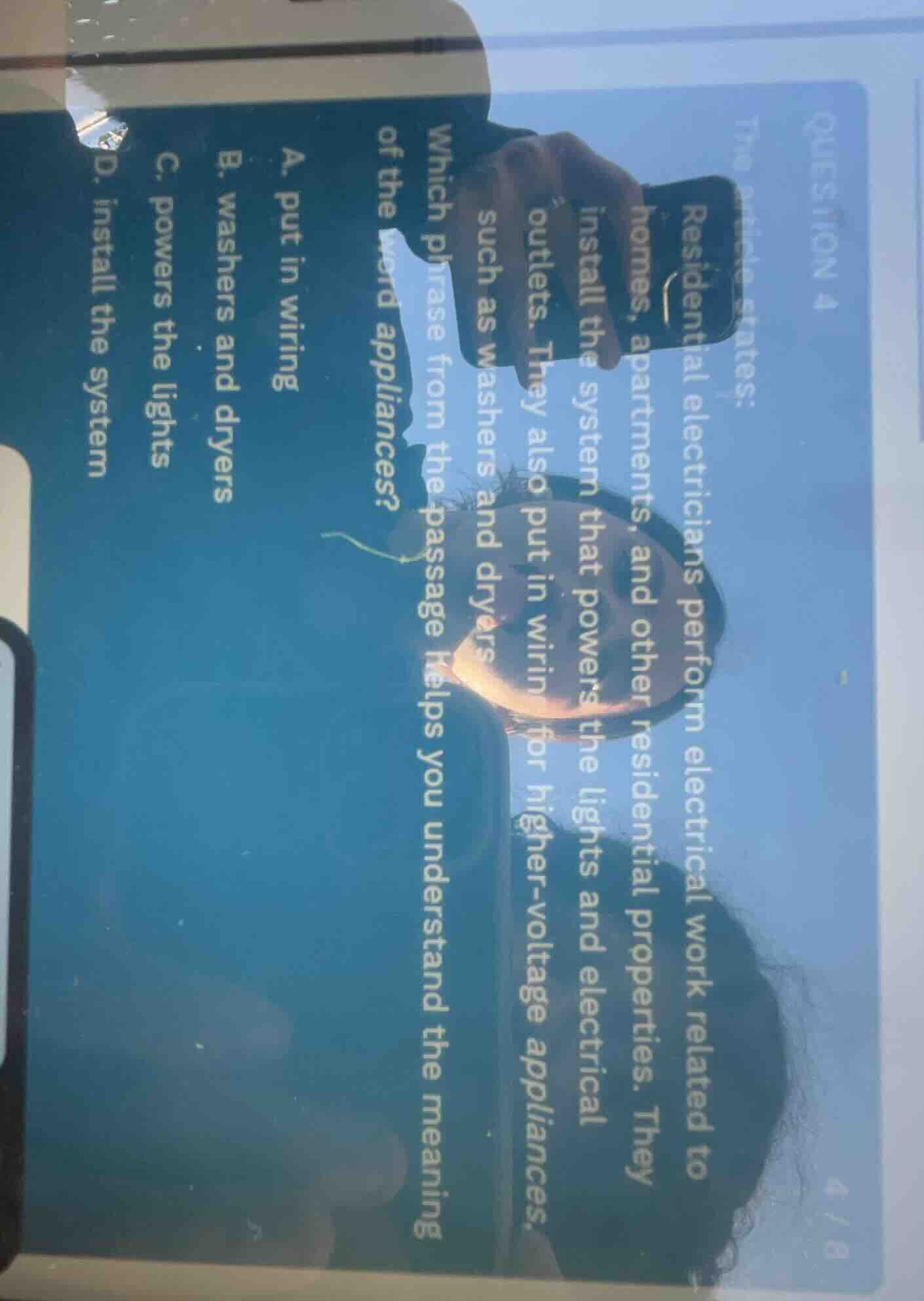 question 4 the article states: residential electricians perform electri…