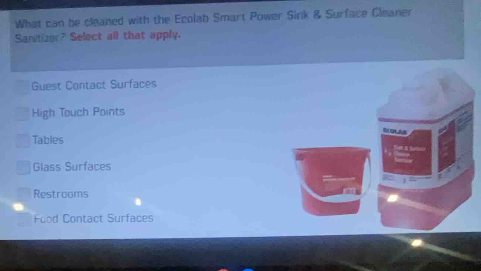 what can be cleaned with the ecolab smart power sink & surface cleaner …