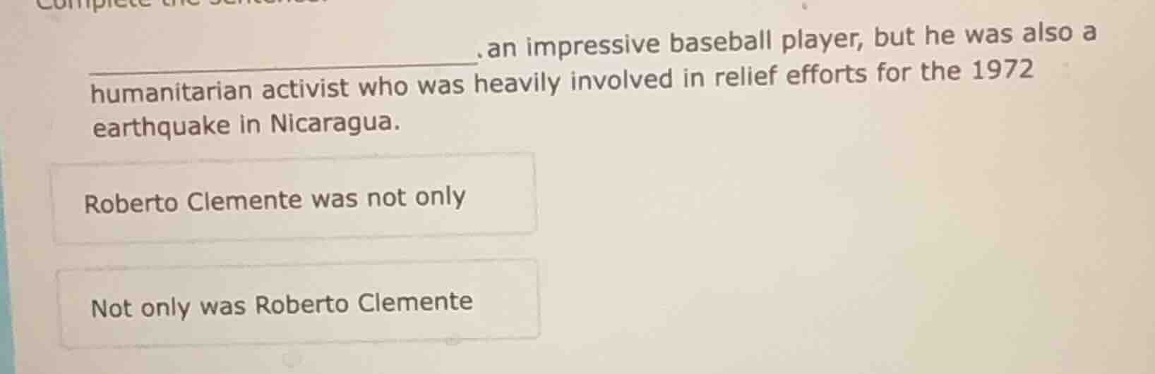 complete the sentence ____________________, an impressive baseball play…