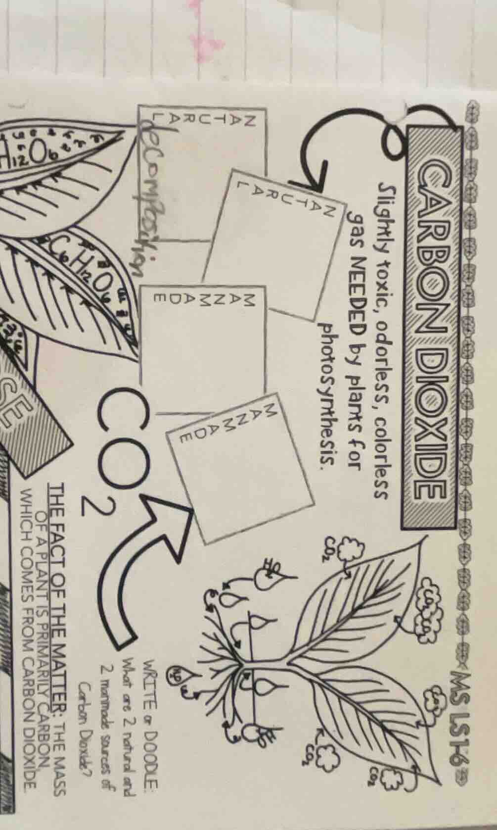 carbon dioxide slightly toxic, odorless, colorless gas needed by plants…