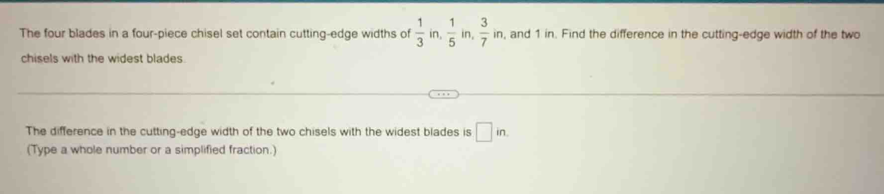 the four blades in a four - piece chisel set contain cutting - edge wid…