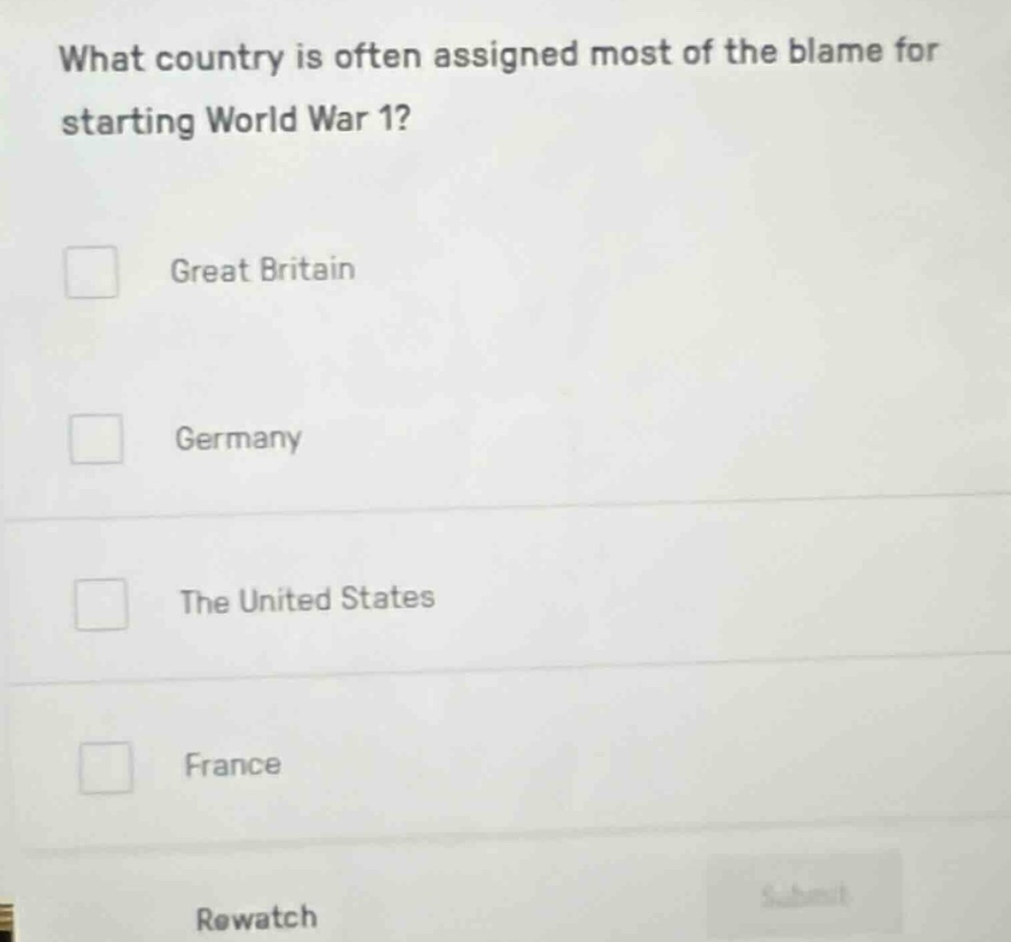 what country is often assigned most of the blame for starting world war…