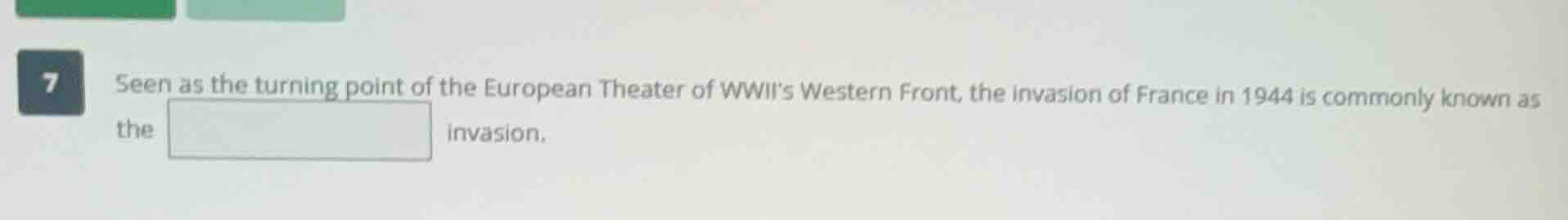 7 seen as the turning point of the european theater of wwiis western fr…