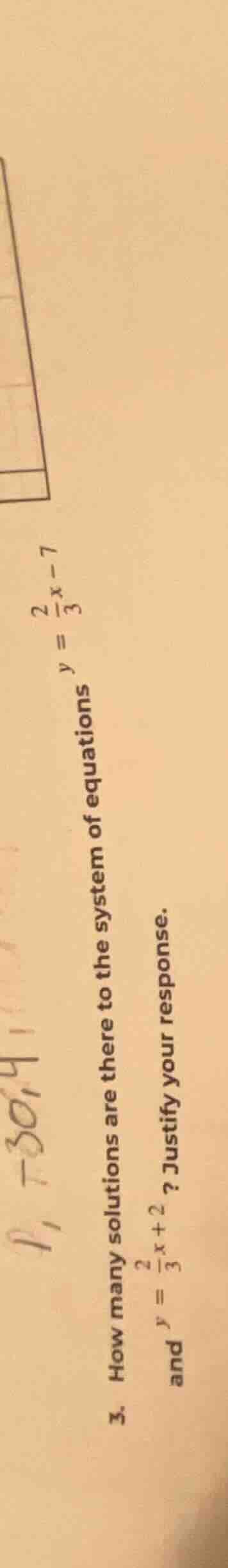 how many solutions are there to the system of equations ( y = \frac{2}{…