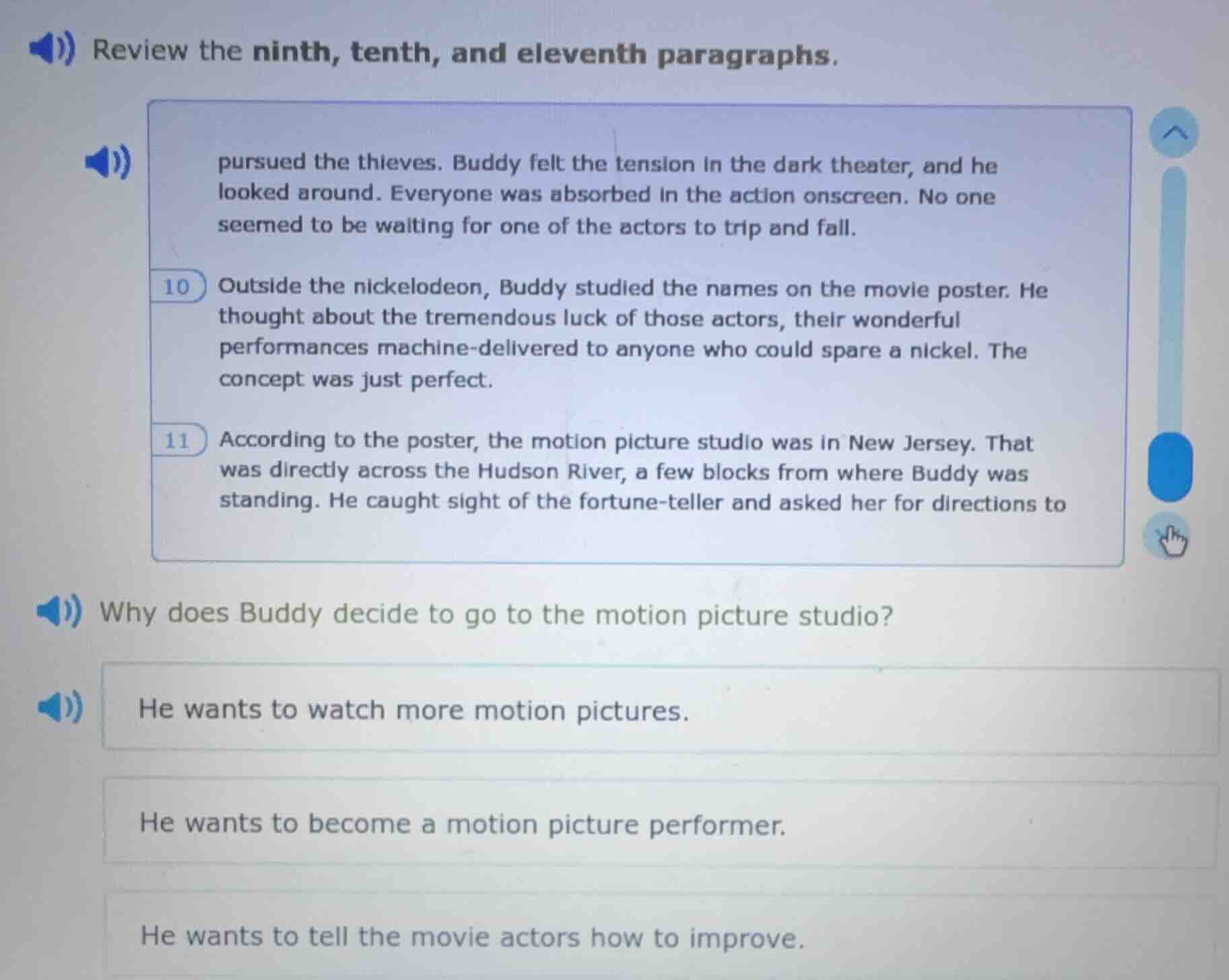 review the ninth, tenth, and eleventh paragraphs. pursued the thieves. …